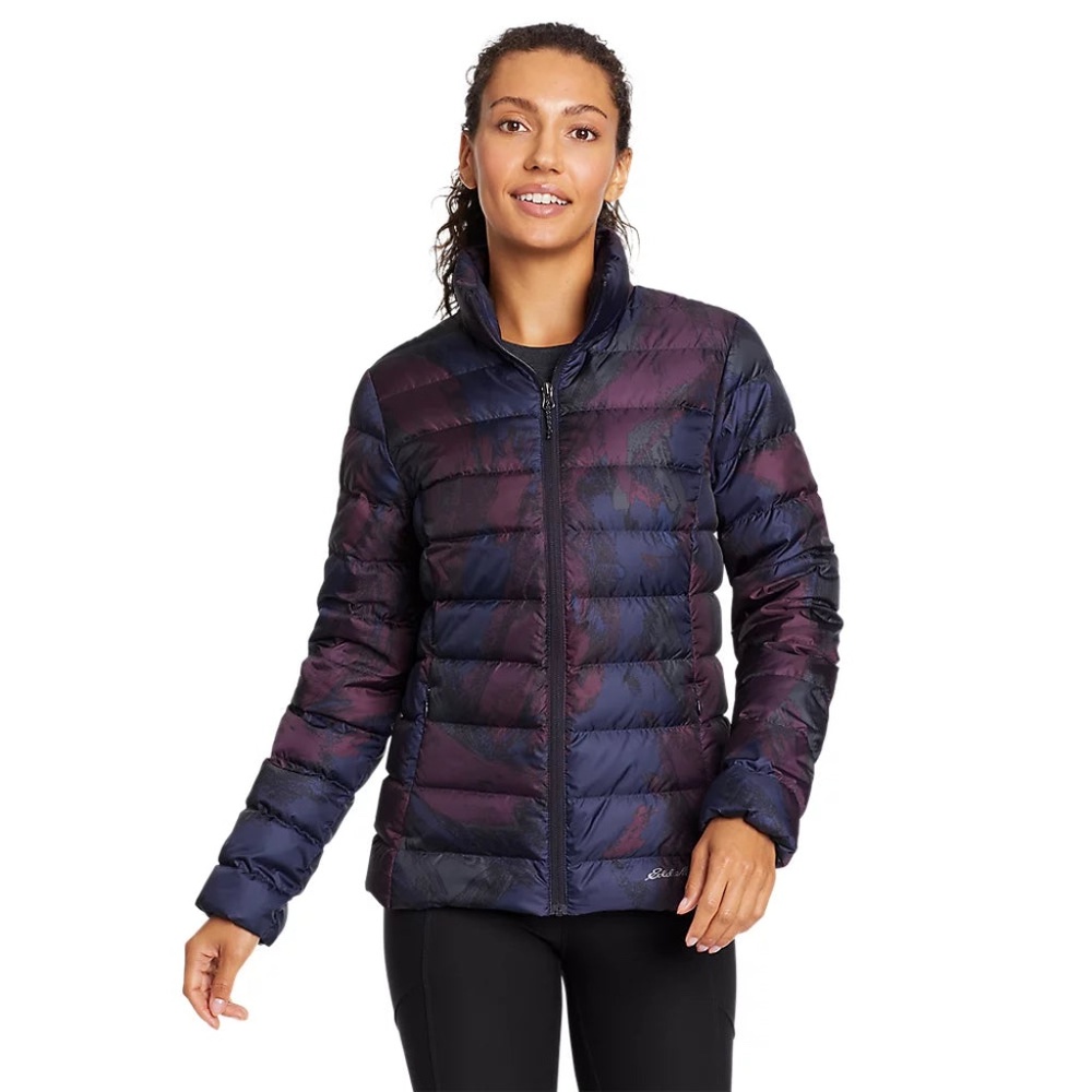 Eddie Bauer Women CirrusLite Down Jacket Dark Amethyst Petite Small-Packable